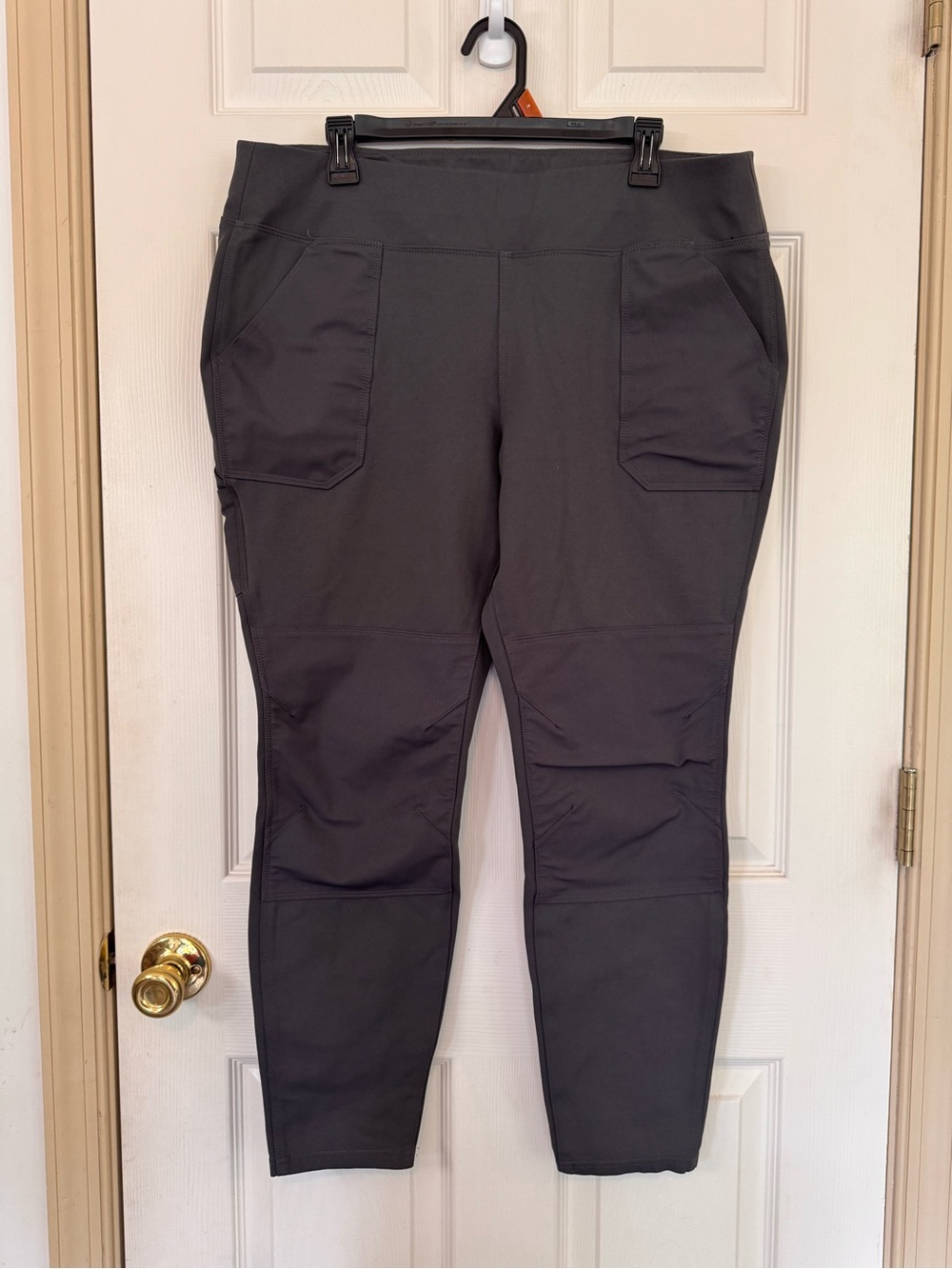 Women's Carhartt Force Stretch Fitted Utility Leggings Size Xl Gray Midweight
